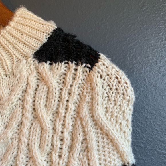 J Crew Womens Hand Knit Chunky Wool Sweater Small - Picture 2 of 8